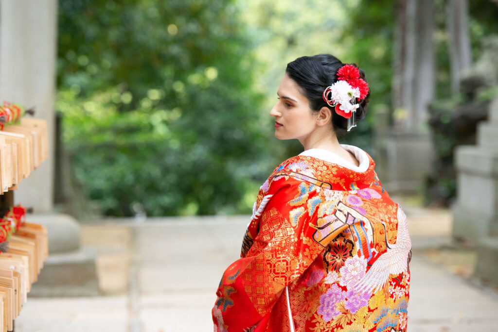 Donna in Kimono